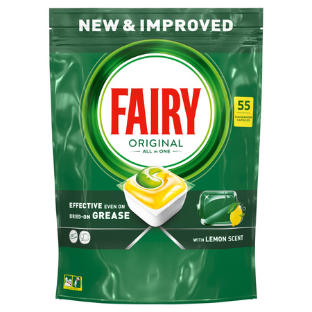 Fairy Original kapsułki do zmywarki Cytryna 55szt